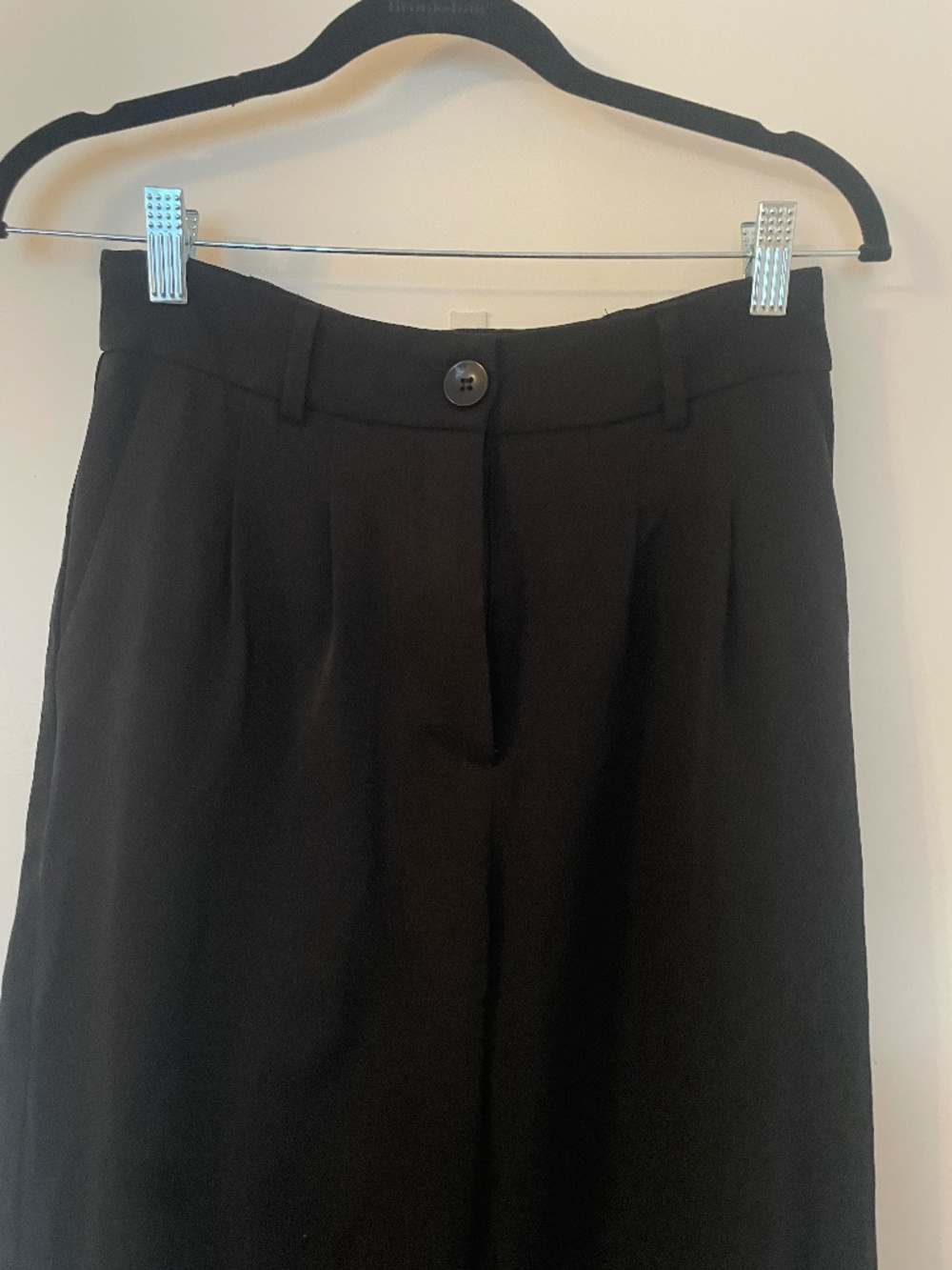 Black dress/suit wide leg pants